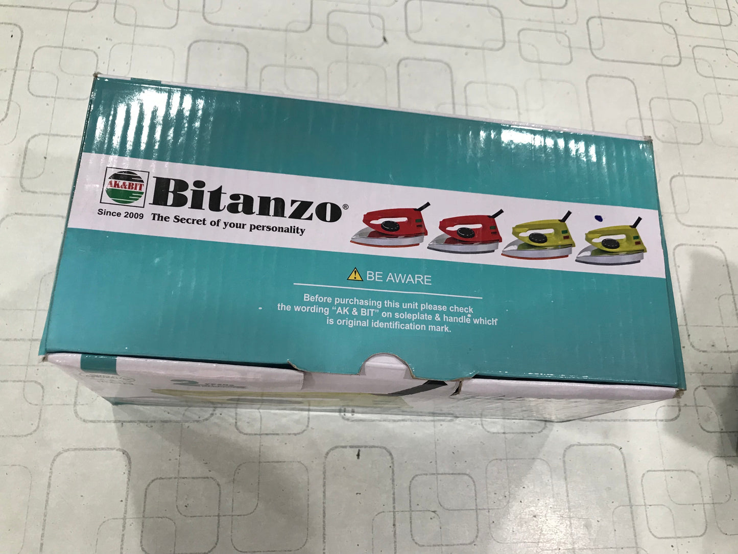 Bitanzo AK&BIT 1125 Energy Saving light Weight Dry Iron