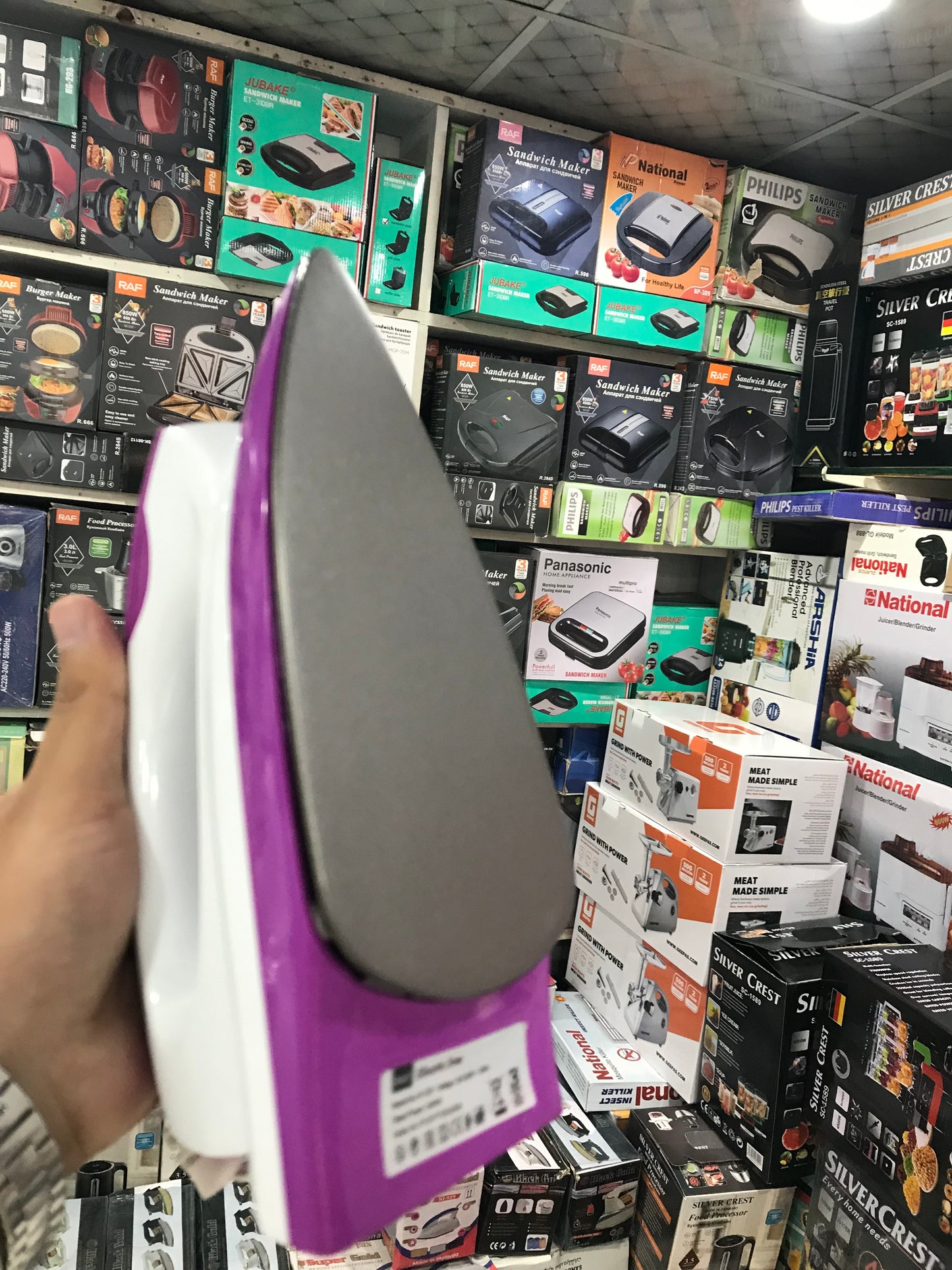 RAF Electric Iron 2400watt, Lightweight Design, Non-Stick Coated