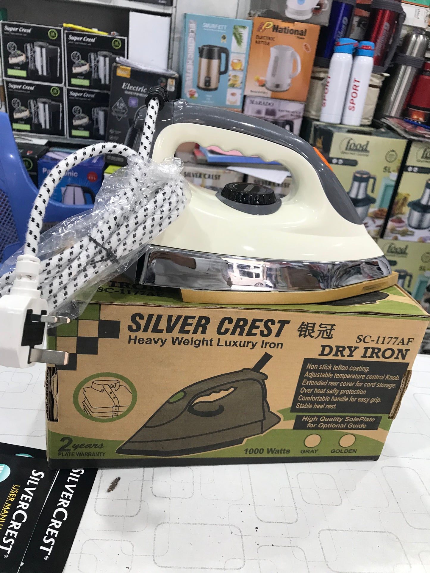 Silver Crest SC-1177AF Heavy Weight Luxury Dry Iron (1000W)