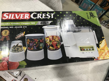 SILVERCREST JK&HB 216 4-in-1 Blender Grinder Chopper Mill – 1100W( For Home Use)