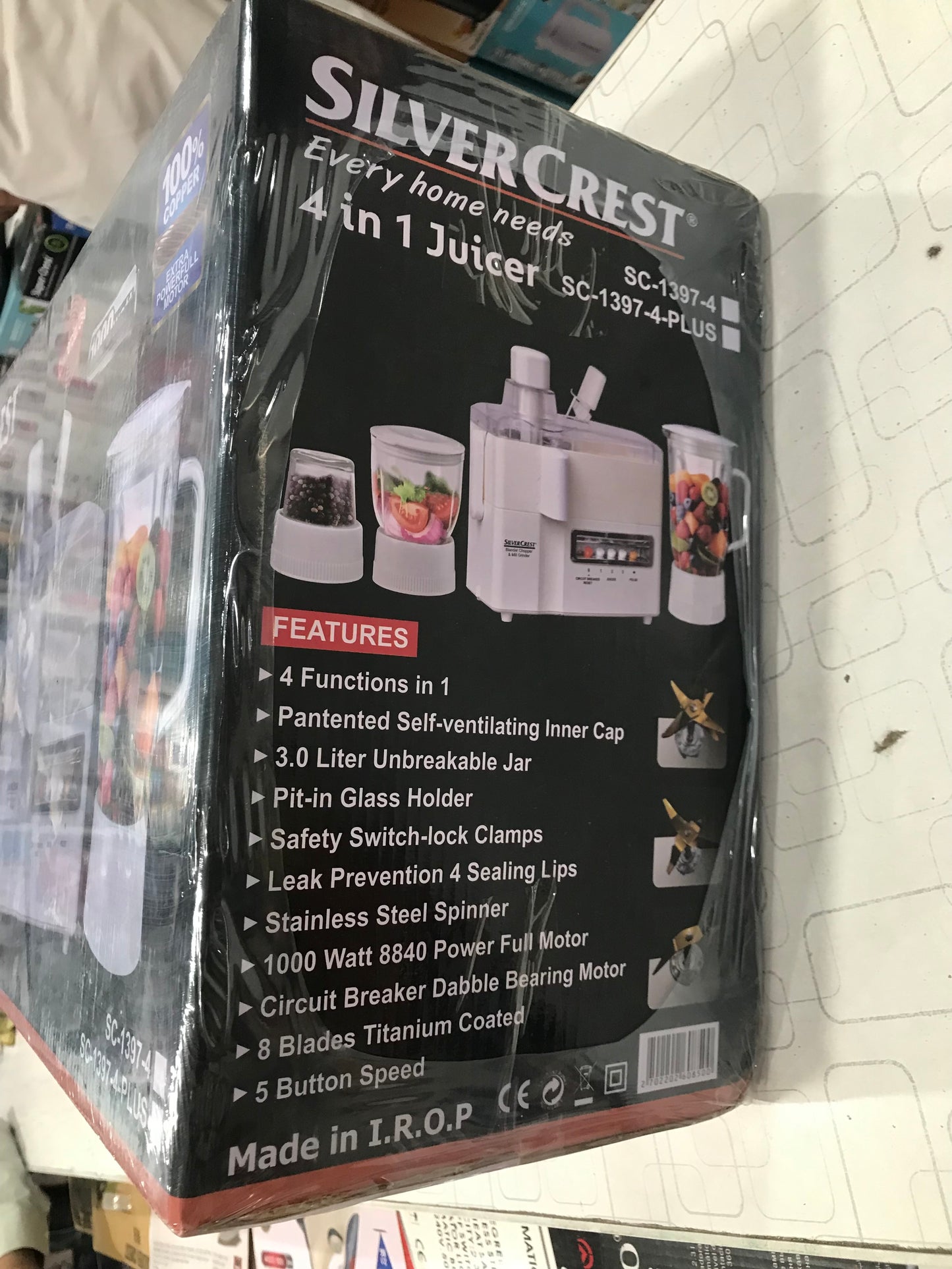 SILVERCREST 4-in-1 Juicer SC-1397-4 / SC-1397-4 PLUS (For commercial Use)
