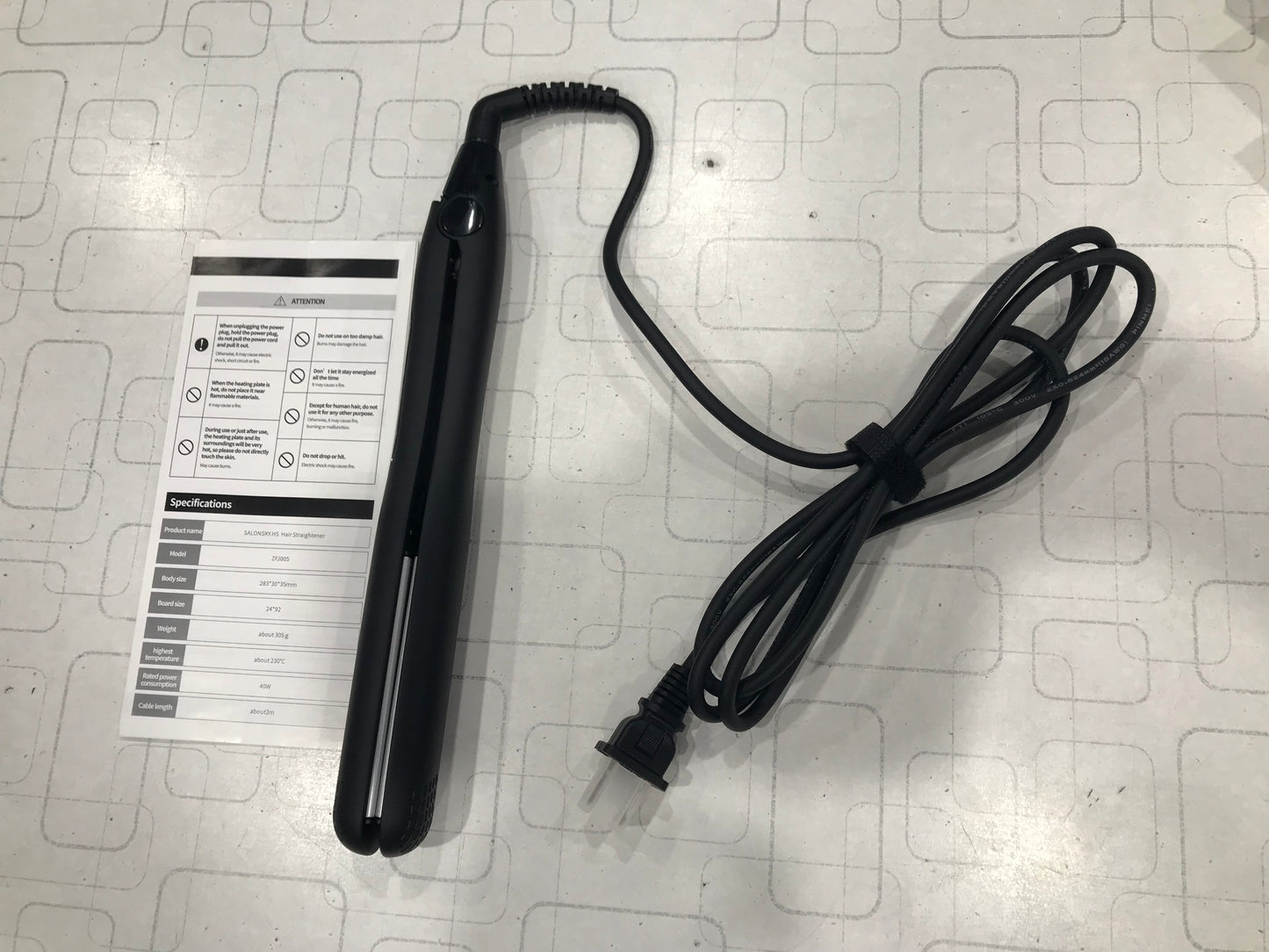 SALOONSKY HS Hair Straightener