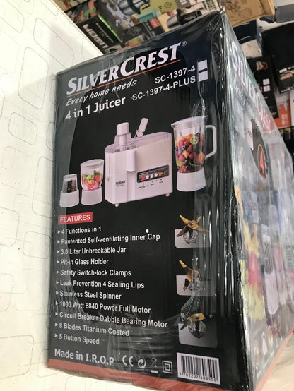 SILVERCREST 4-in-1 Juicer SC-1397-4 / SC-1397-4 PLUS (For commercial Use)