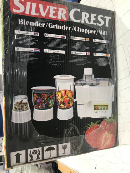 SILVERCREST JK&HB 216 4-in-1 Blender Grinder Chopper Mill – 1100W( For Home Use)