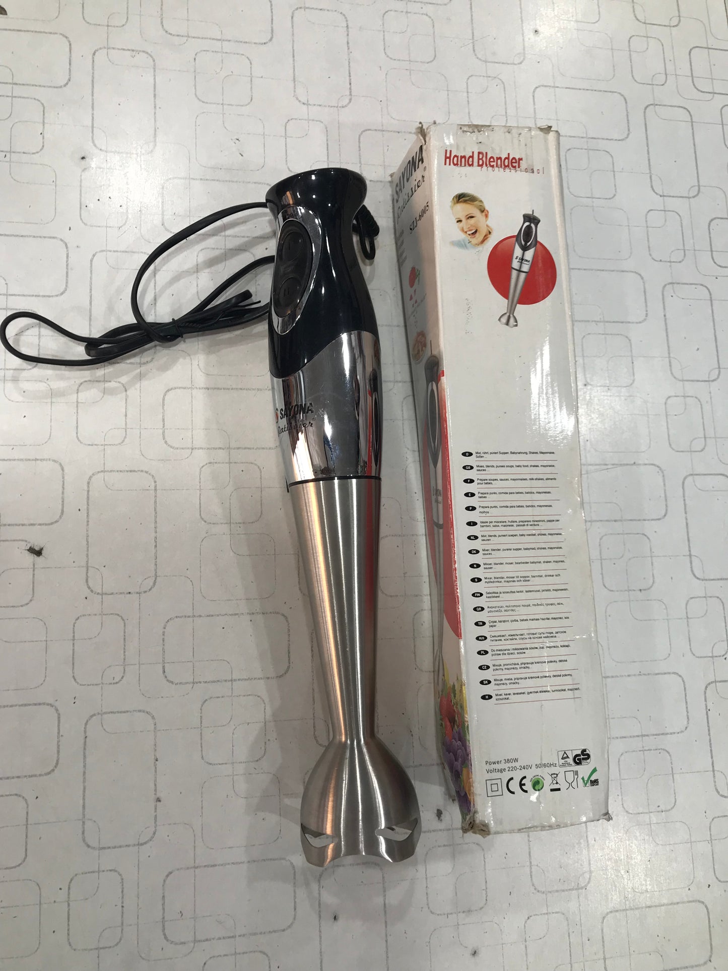 SAYOONA Hand Blender Model:SZJ-6005