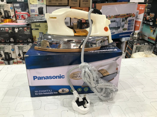 Panasonic 1000W heavy-weight design, and non-stick soleplate Iron