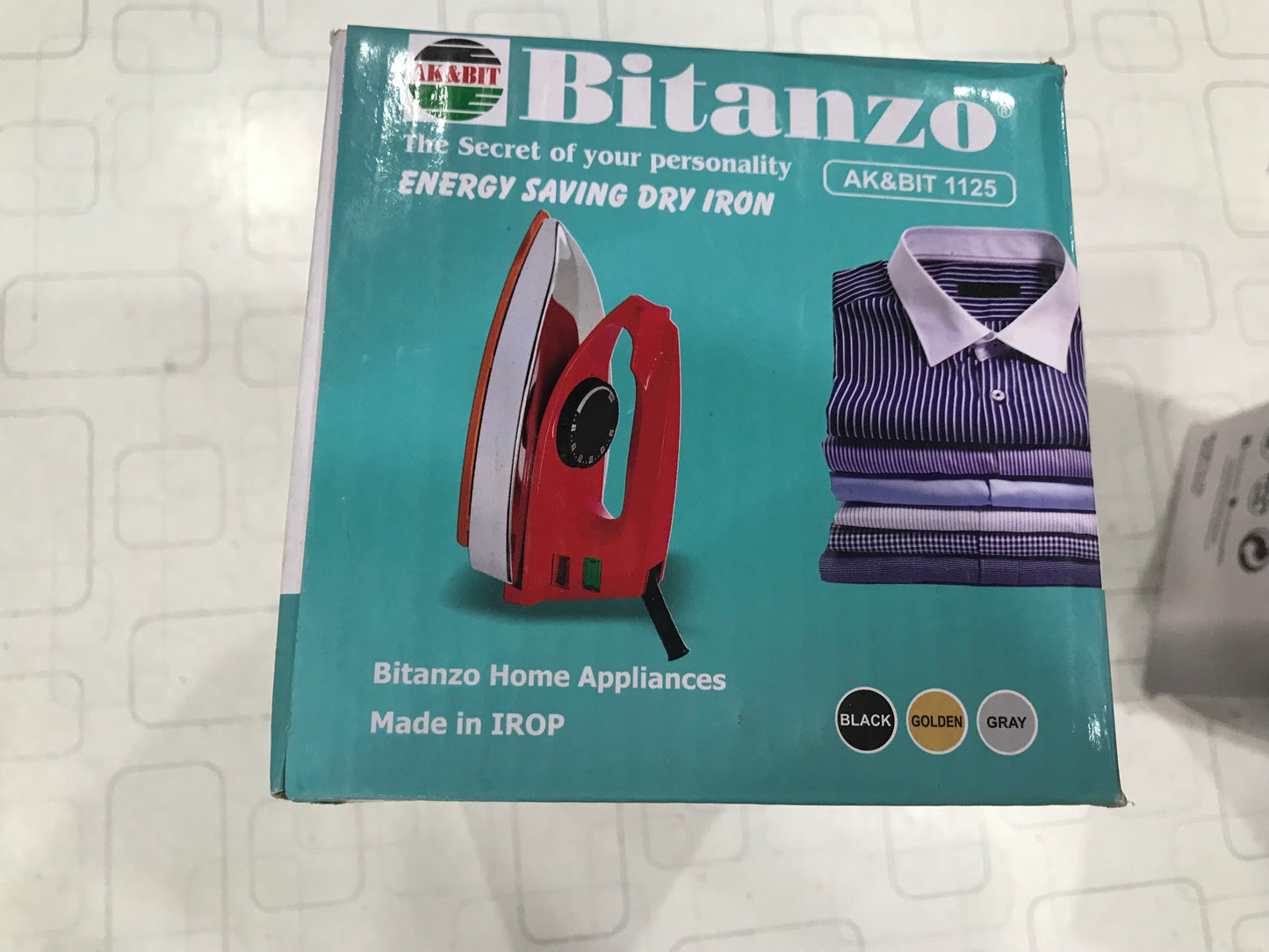 Bitanzo AK&amp;BIT 1125 Energy Saving light Weight Dry Iron